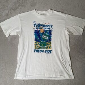 Vintage 1992 Silkworm Salem Cigarette Promo‎ Mens XL White Preowned Graphic Tee